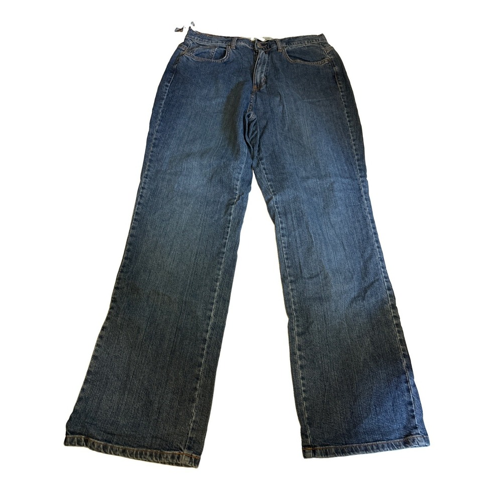 Women's Venezia Bootcut 16 Tall Medium Wash Blue Jeans 33"x 32"